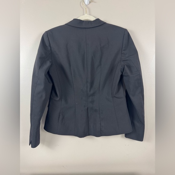 H&M Capsule Black Blazer Suit Jacket Size 10 Chic Minimal Modern Classic - Picture 5 of 8